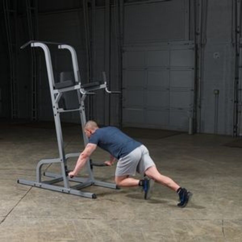 Body Solid Knee Raise Dip Chin Up Station