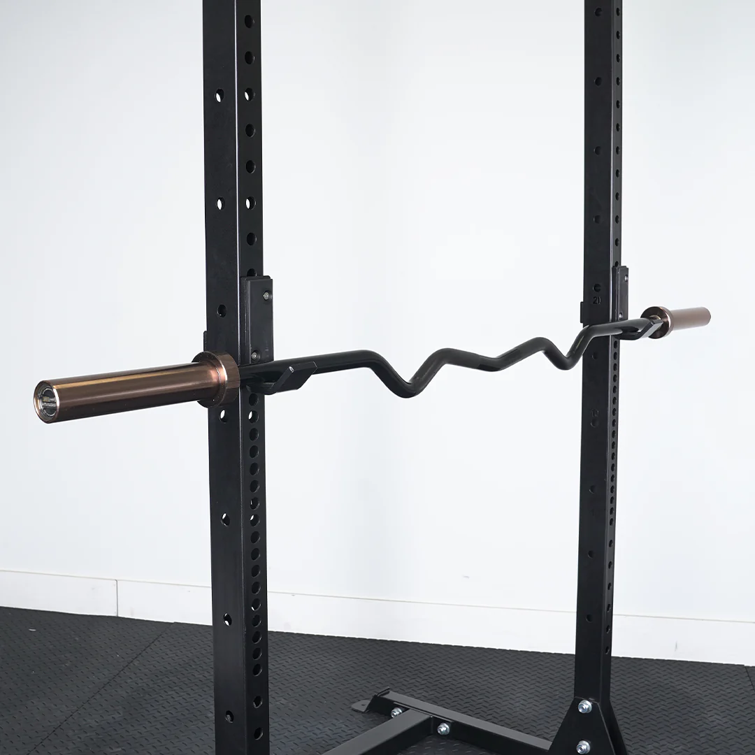 XM Gold Rackable EZ Curl Bar