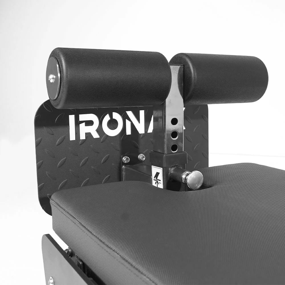 Ironax Adjustable Nordic GHD Bench