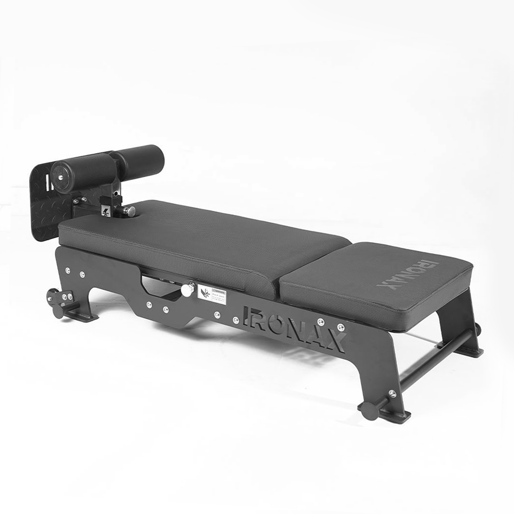 Ironax Adjustable Nordic GHD Bench