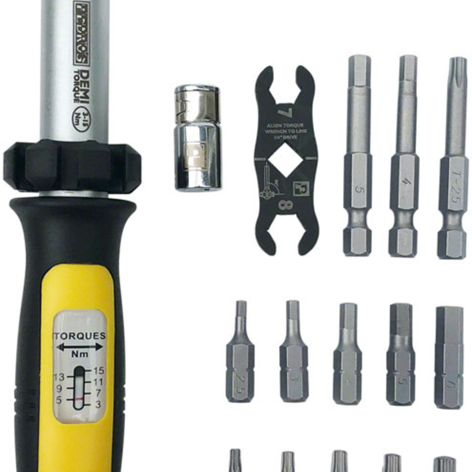 Pedro's Tool Pedro's Demi Torque Wrench II and Bit Set