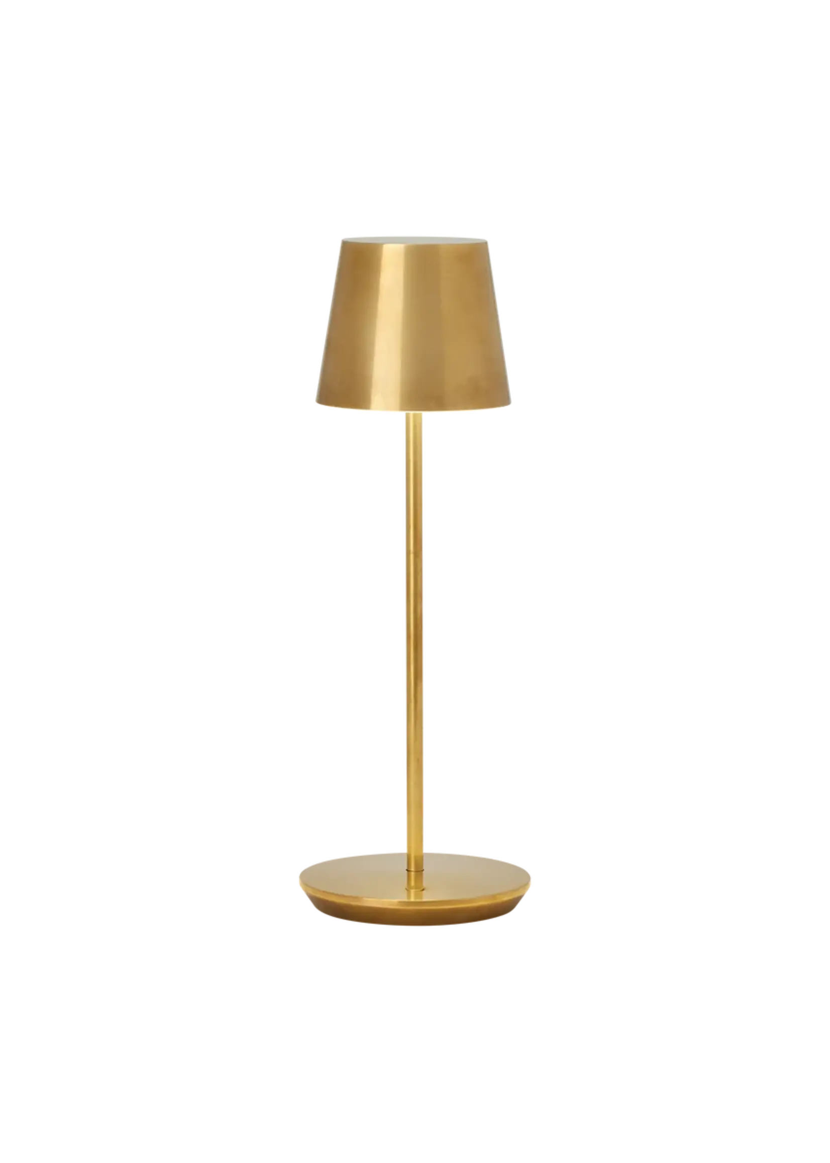 Visual Comfort & Co. Brass Nevis Accent Rechargeable Table Lamp