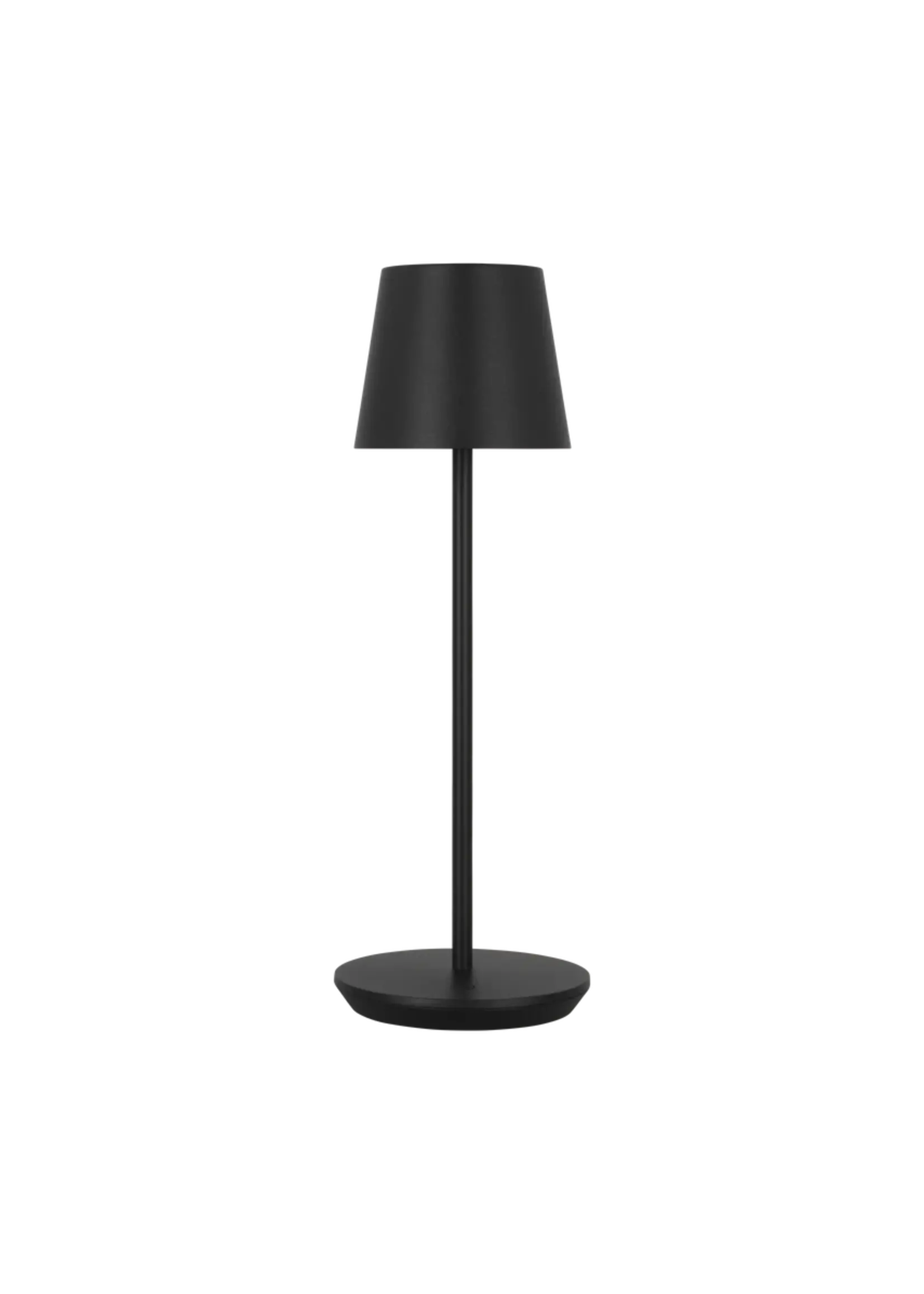 Visual Comfort & Co. Matte Black Nevis Accent Rechargeable Table Lamp