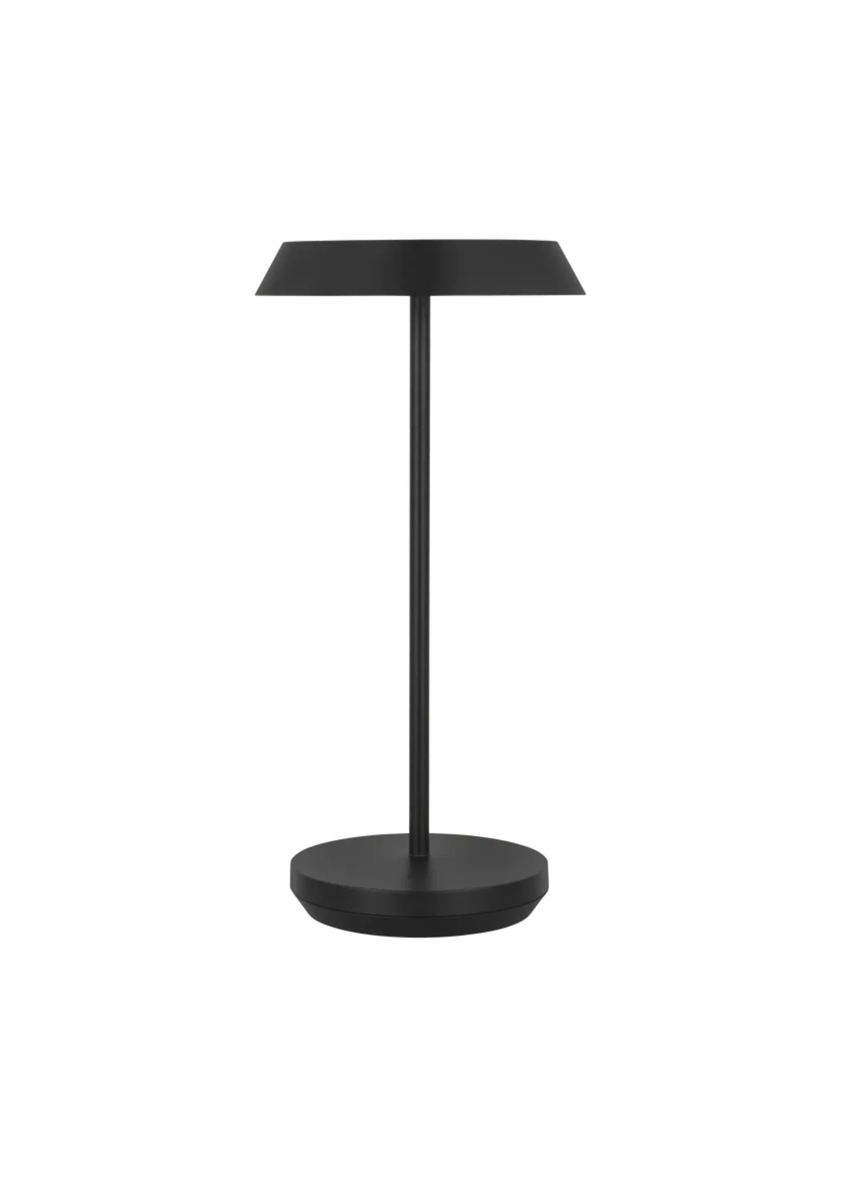 Visual Comfort & Co. Matte Black Tepa Accent Rechargeable Table Lamp