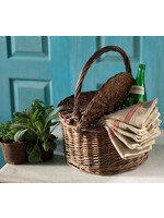 Vagabond Vintage Handmade Willow Picnic Basket