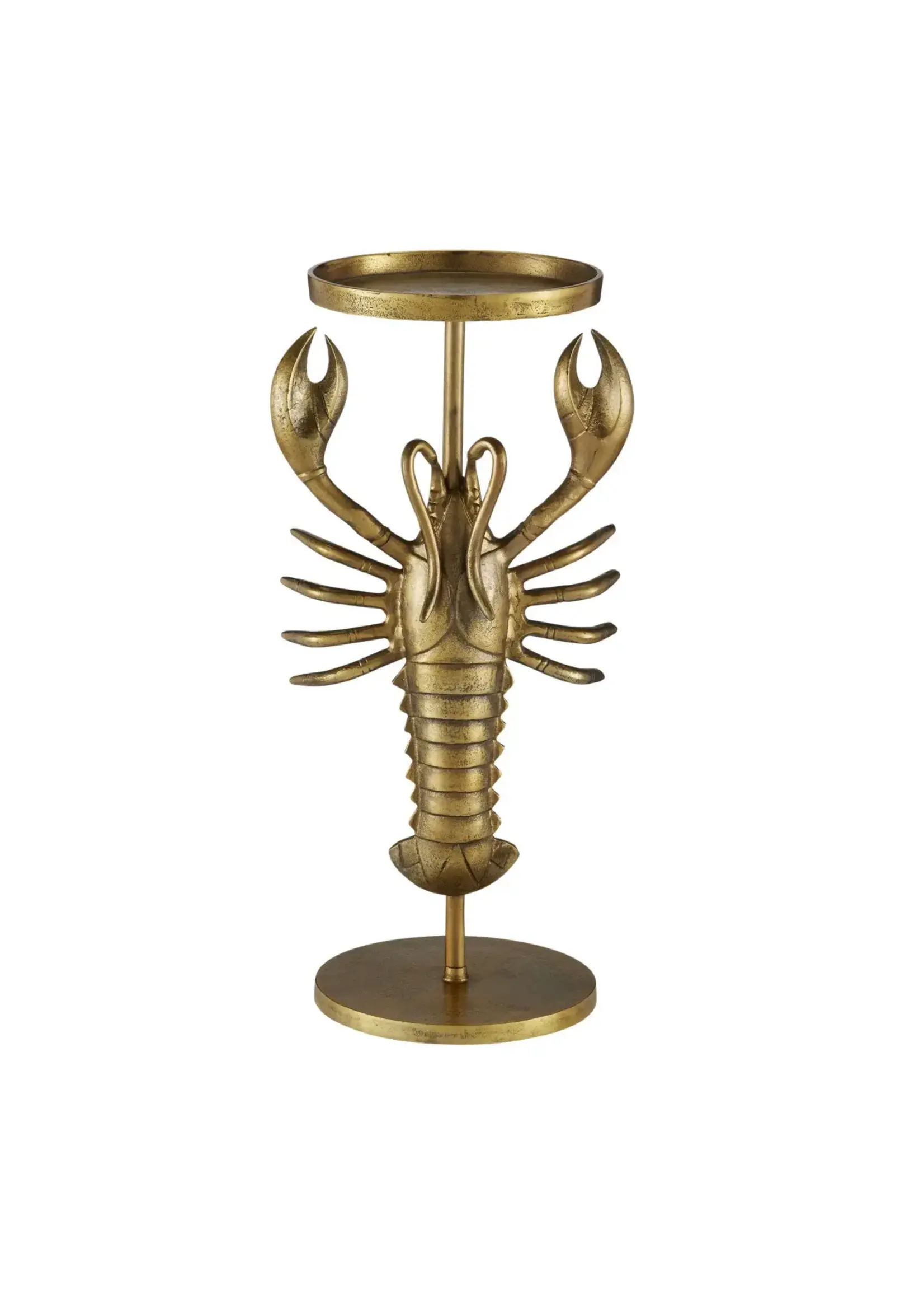 Currey & Company Georgetown Brass Drinks Table