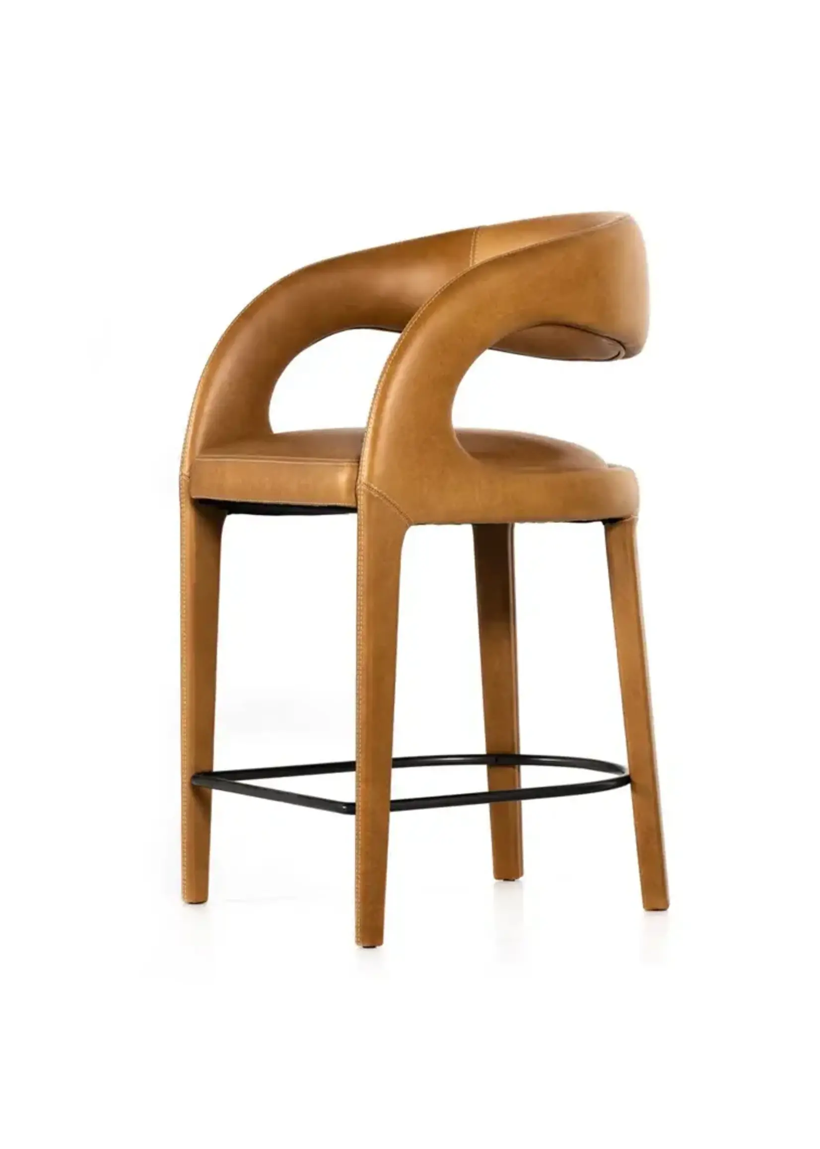 Four Hands Hawkins Counter Stool, Butterscotch
