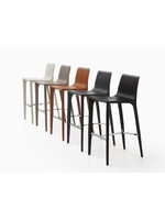 Holly Hunt Adriatic Bar Stool in Sierra (Orange)