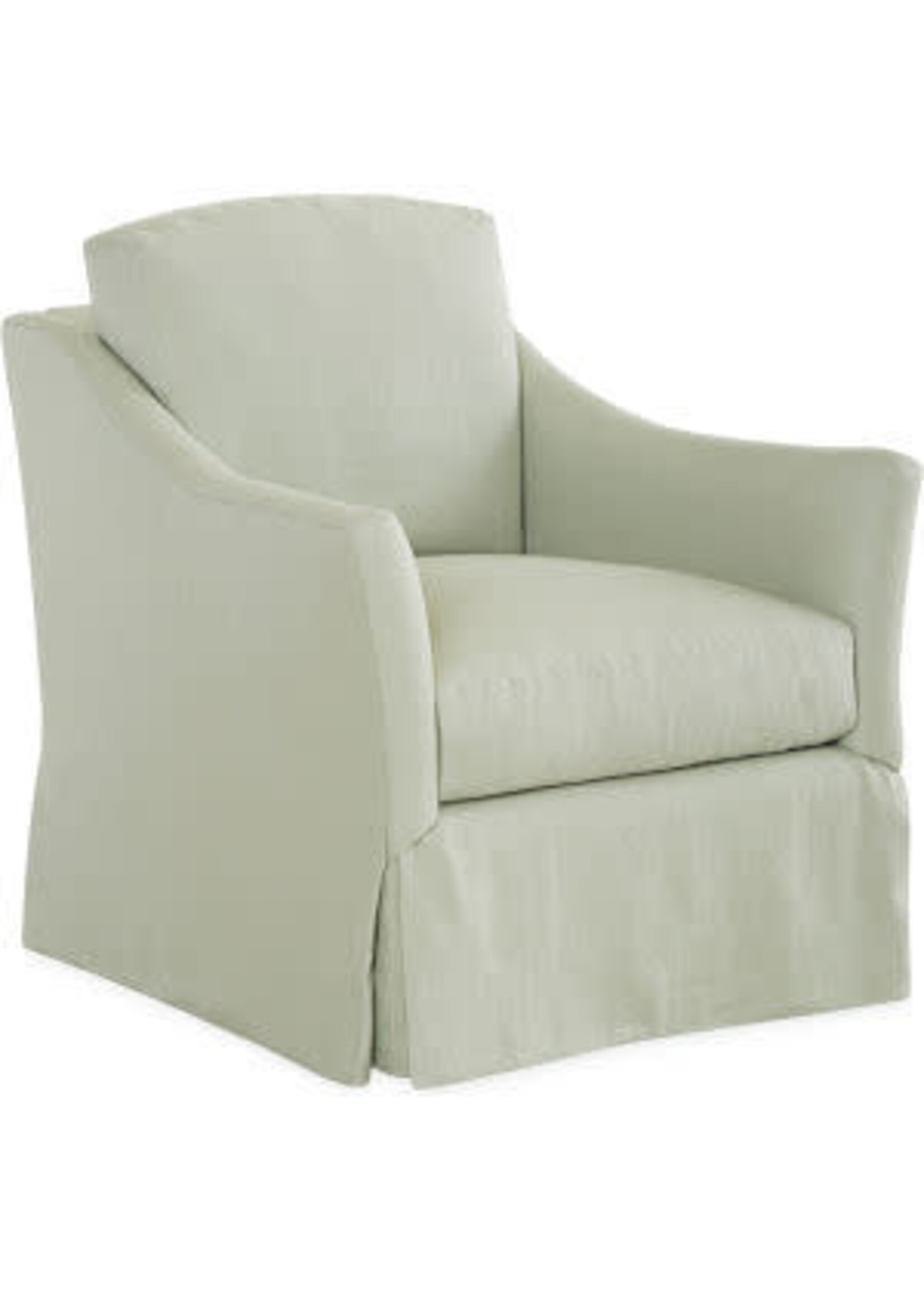 Lee Industries 3511-41SW Club Chair/Ottoman in Reid Silver