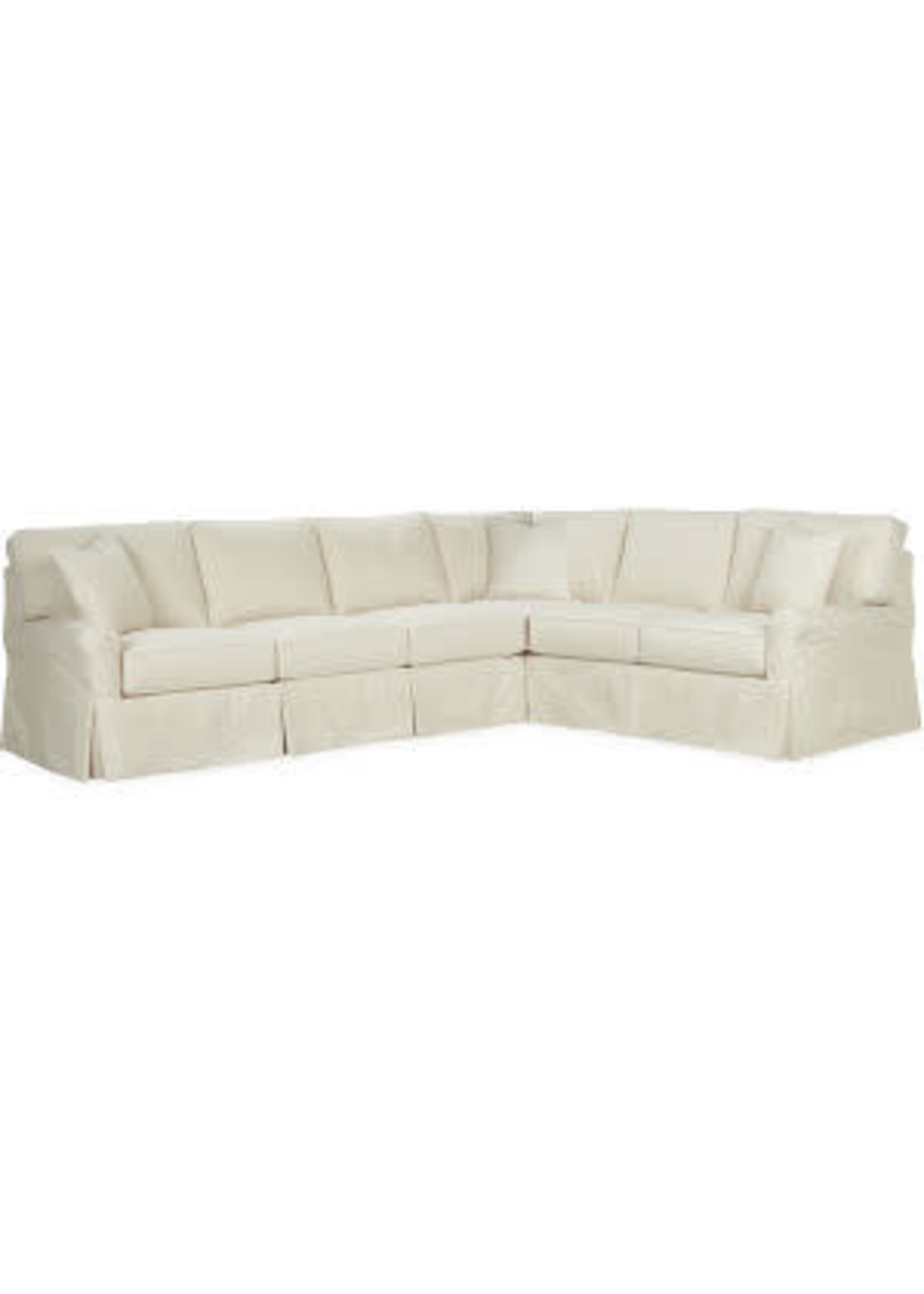 Lee Industries 5632-29RF/23LF Sectional with Sleeper - Oasis Ecru/Dune Finish