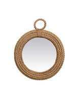 Jeffan Aspen Round Mirror, Natural