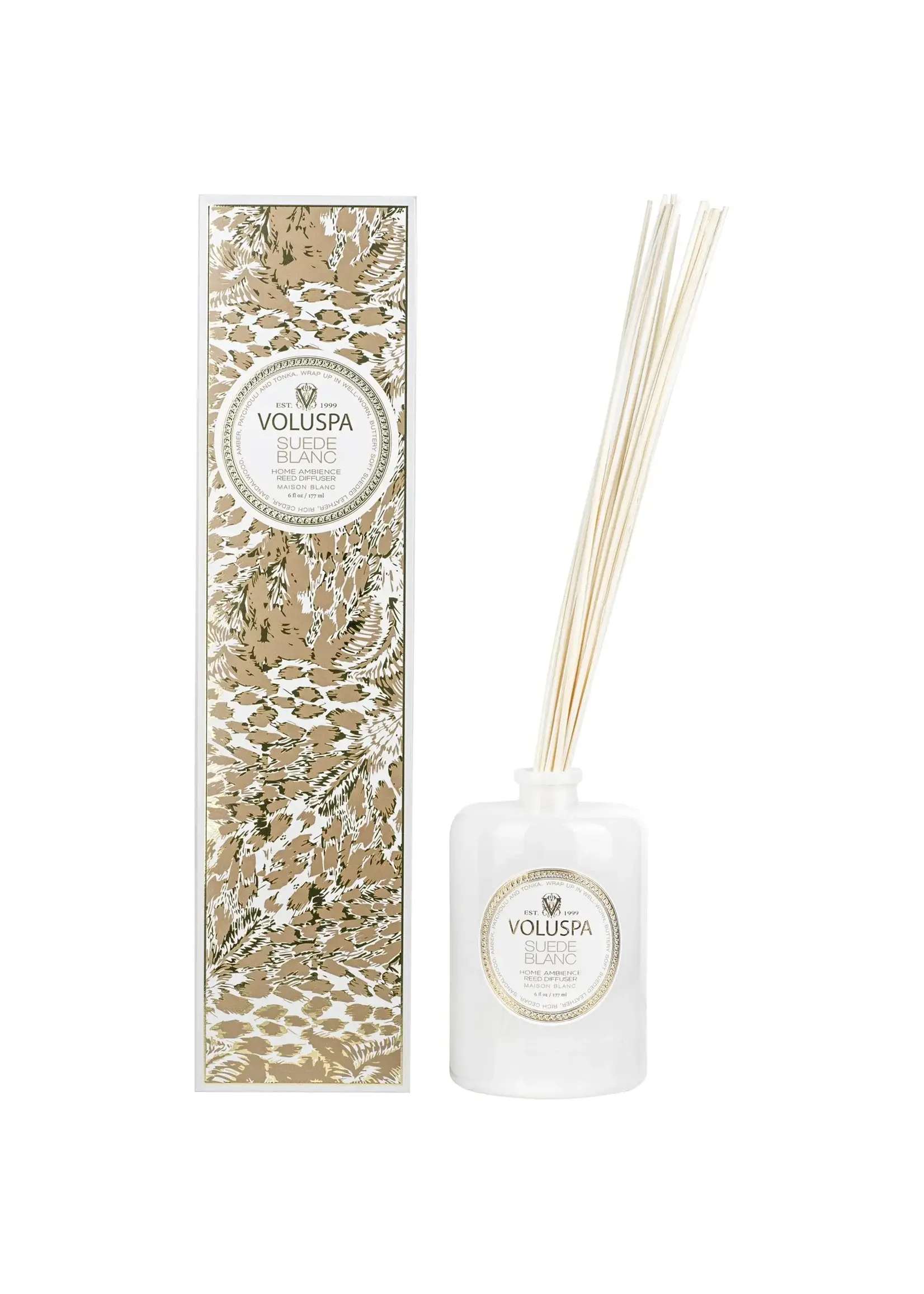 Suede Blanc Reed Diffuser