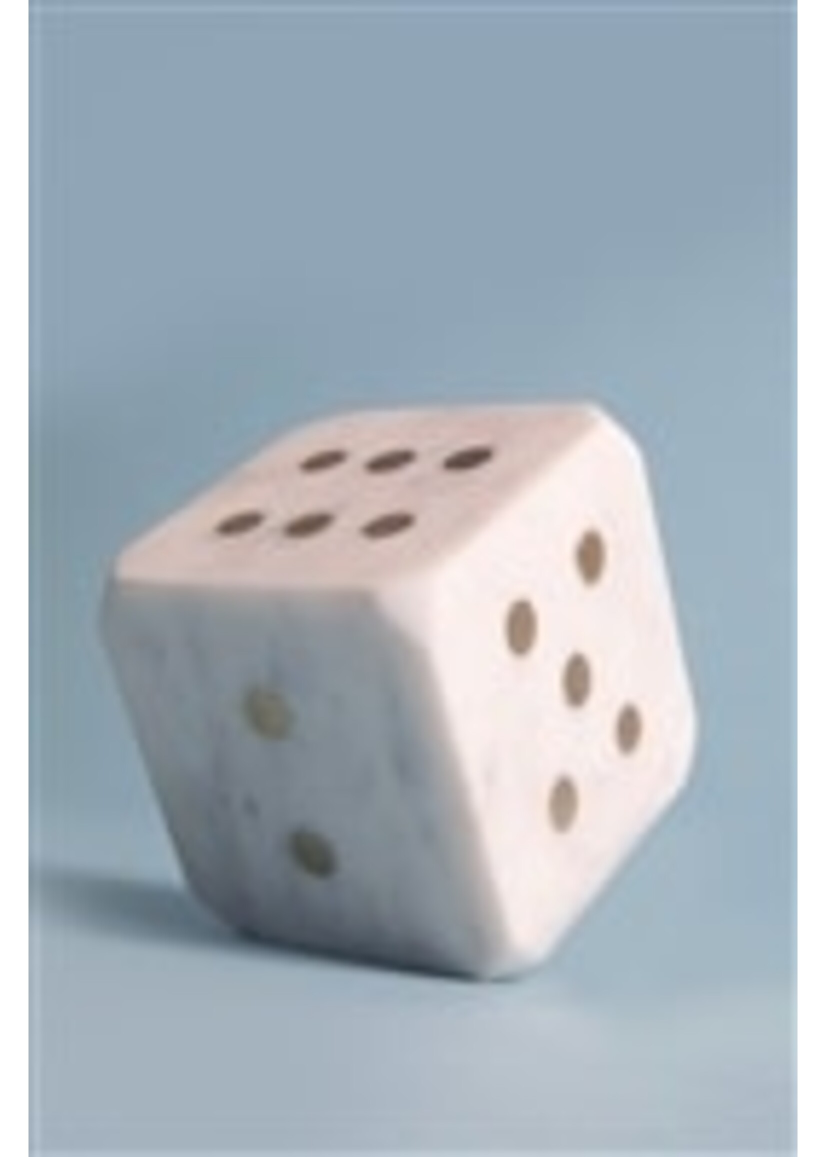 BIDK Home Marble Dice w/ Brass Dots 3"x3"