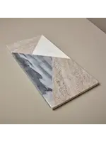 BeHome Geometric Marble Rectangular Board