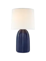 Visual Comfort & Co. Melanie Large Table Lamp, Frosted Medium Blue