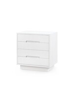 Bungalow Five/Villa and House Cora 4-Drawer End Table, Soft White