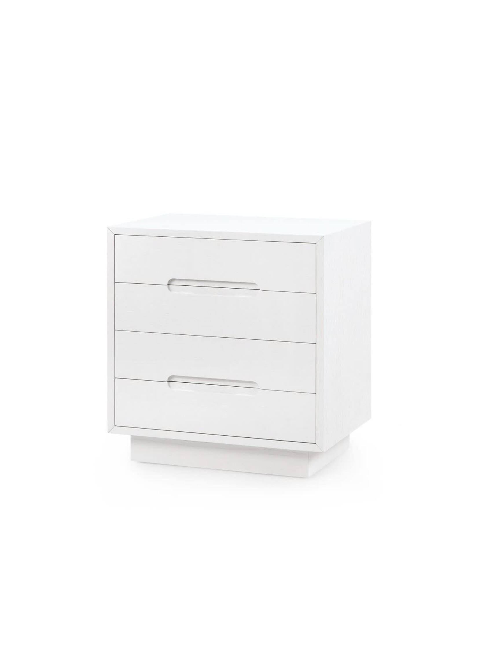 Bungalow Five/Villa and House Cora 4-Drawer End Table, Soft White