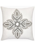 John Robshaw Textiles Beaded Verdin Decorative Pillow 22x22