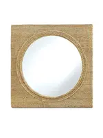 Currey & Company Tisbury Small Square Rope Mirror