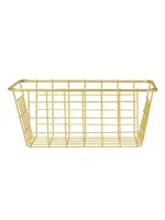 Bloomingville Gold Metal Basket