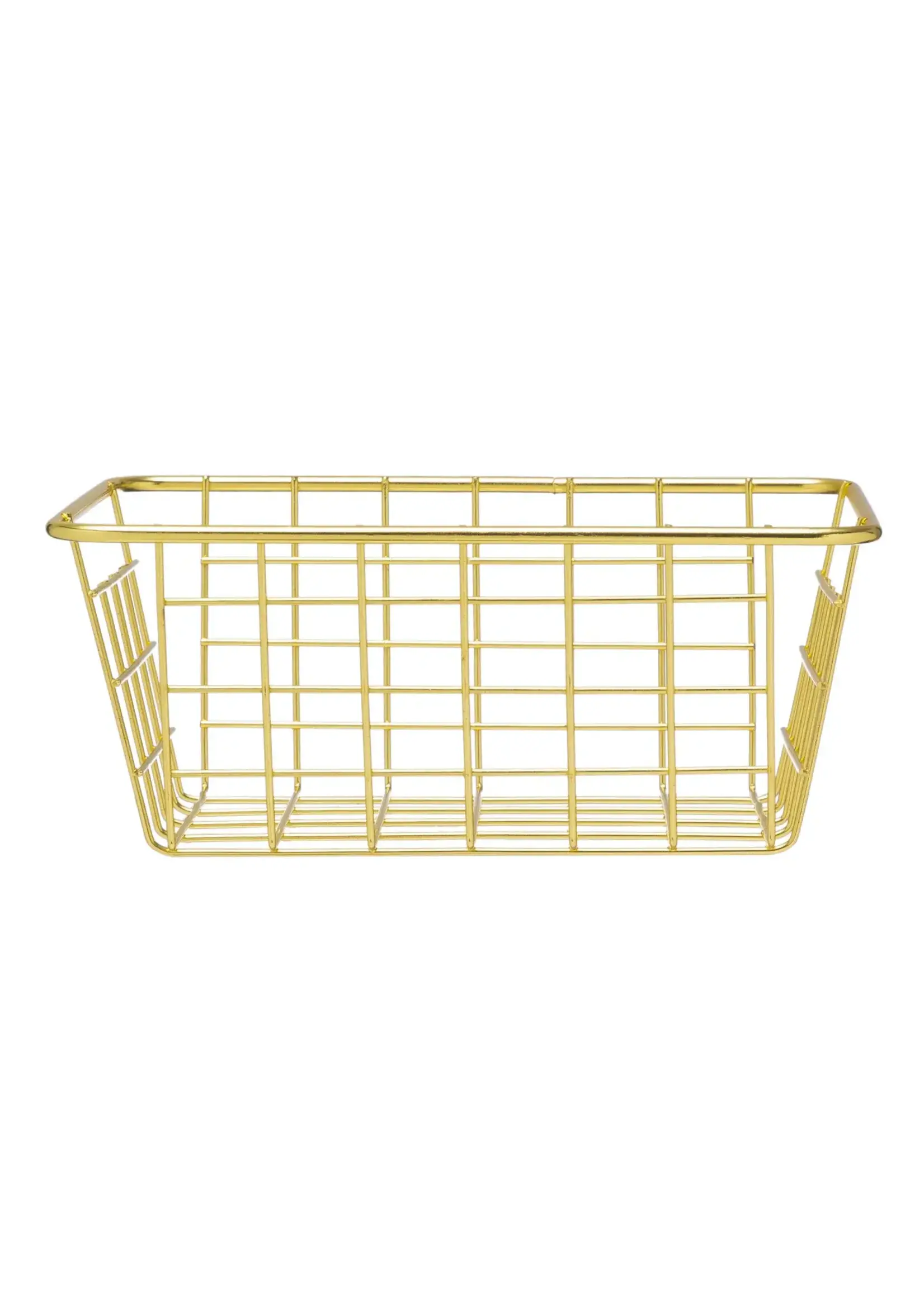 Bloomingville Gold Metal Basket