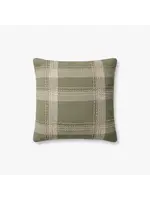Loloi 18x18 Decorative Pillow, Green/Multi