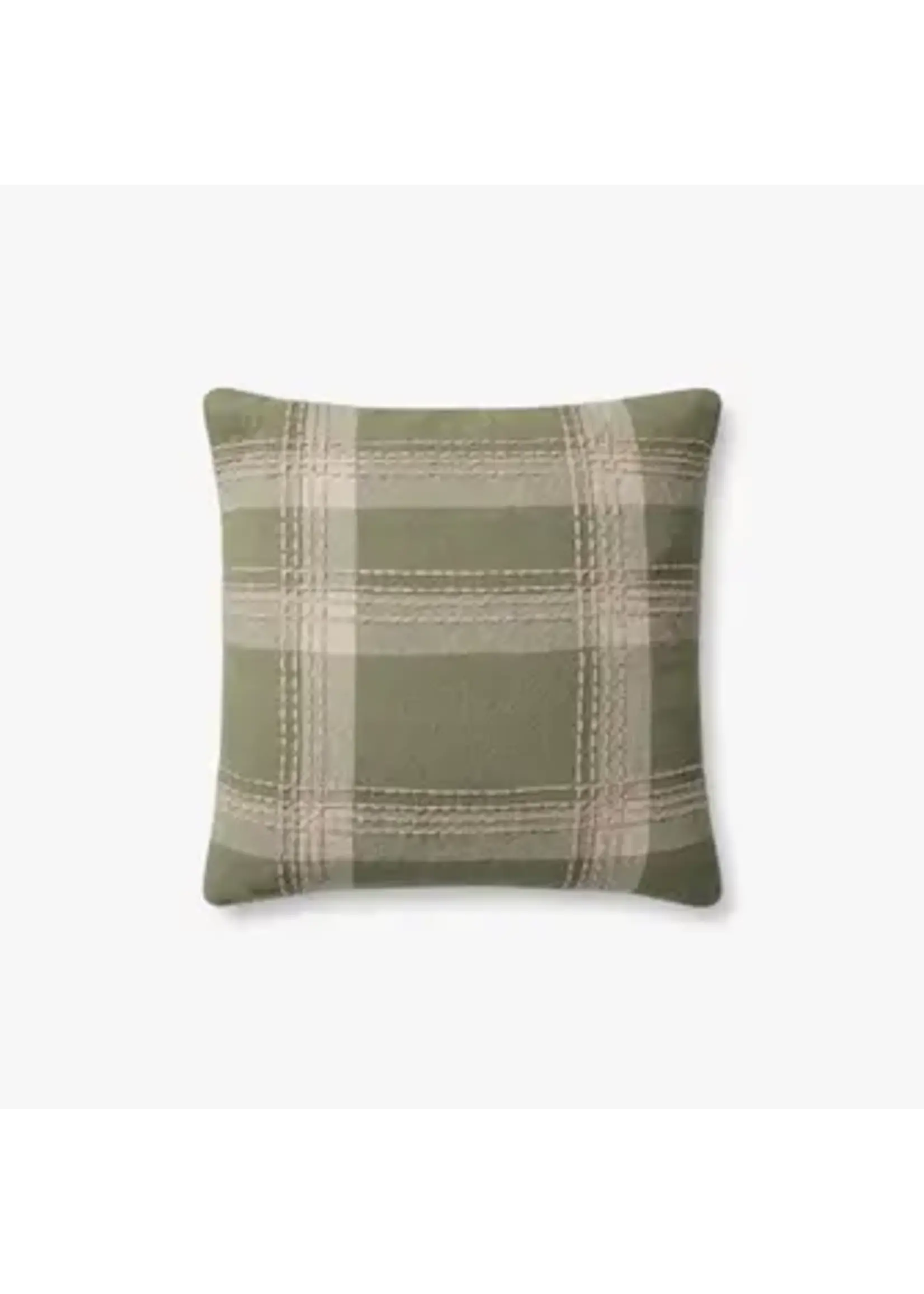 Loloi 18x18 Decorative Pillow, Green/Multi