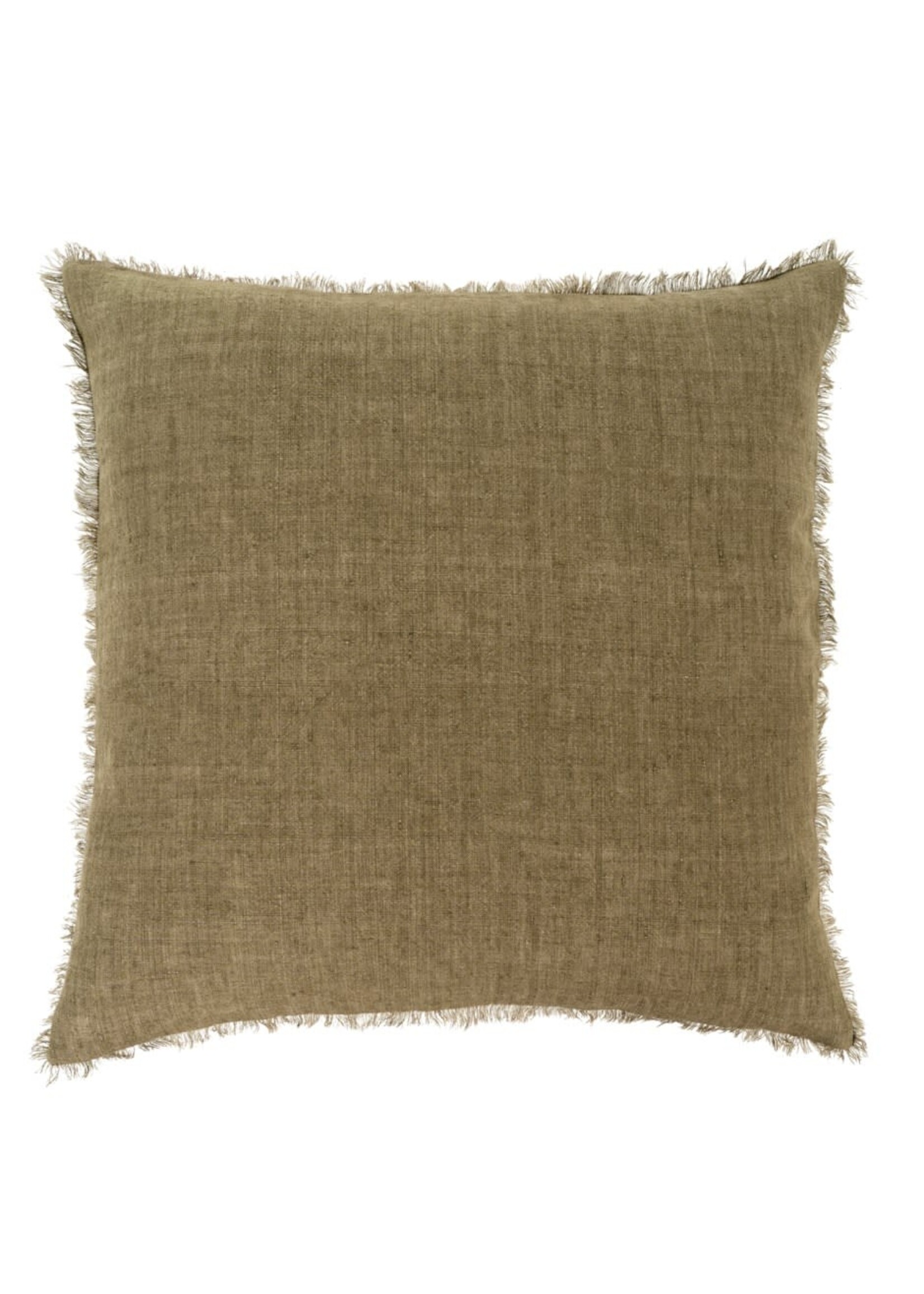 Indaba 24x24 Lina Linen Pillow Kelp