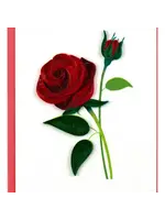 Quilling Cards Rose Gift Enclosure Mini Card