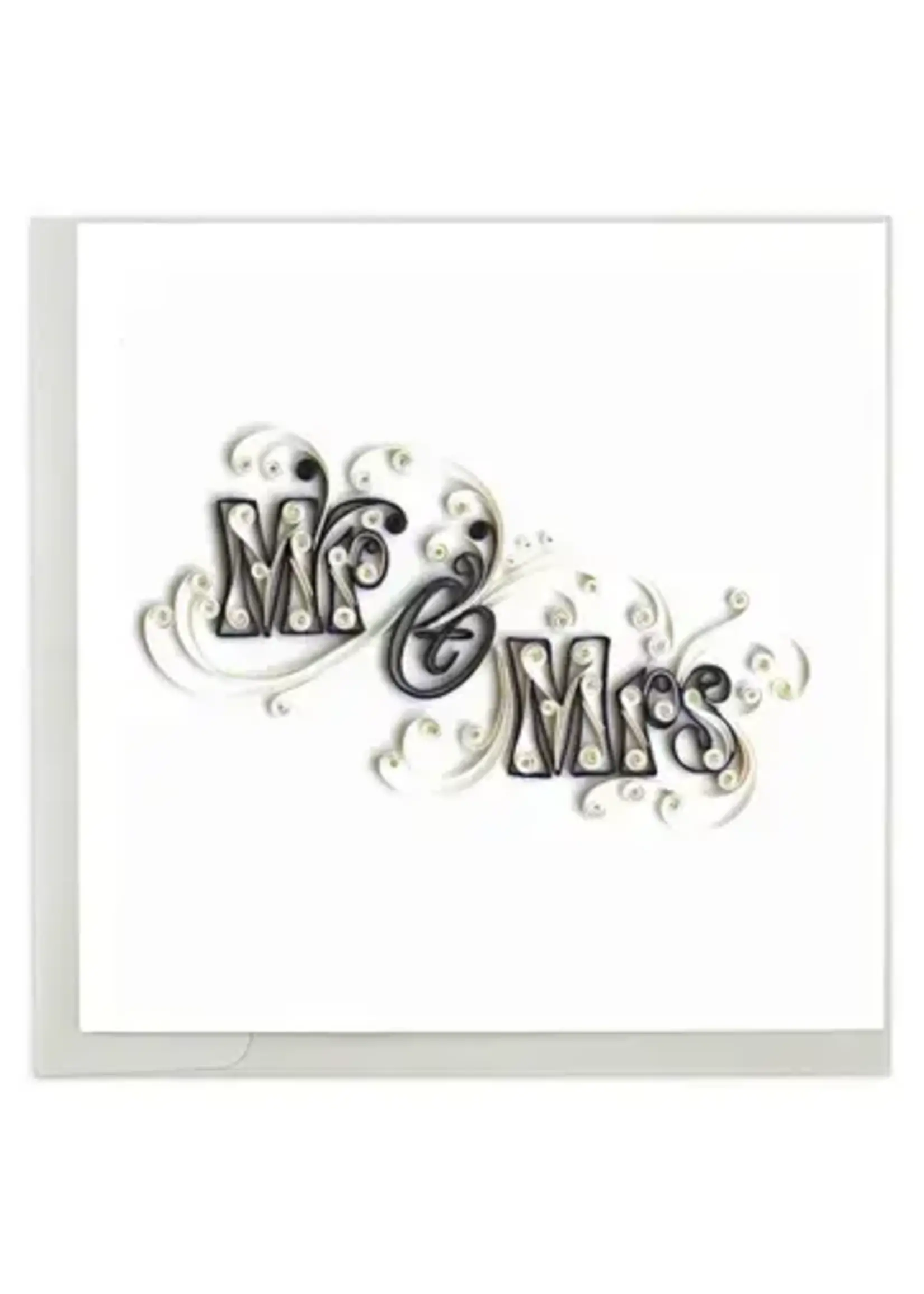 Quilling Cards Mr & Mrs Greeting Card