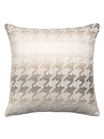 Kevin O'Brien Houndstooth Performance Outdoor Pillow 22x22, Shell
