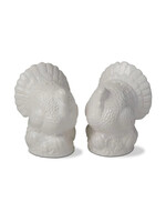 Turkey Salt and Pepper Set - White