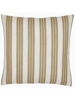 John Robshaw Textiles Vintage Stripe Sand Outdoor Decorative Pillow 22x22