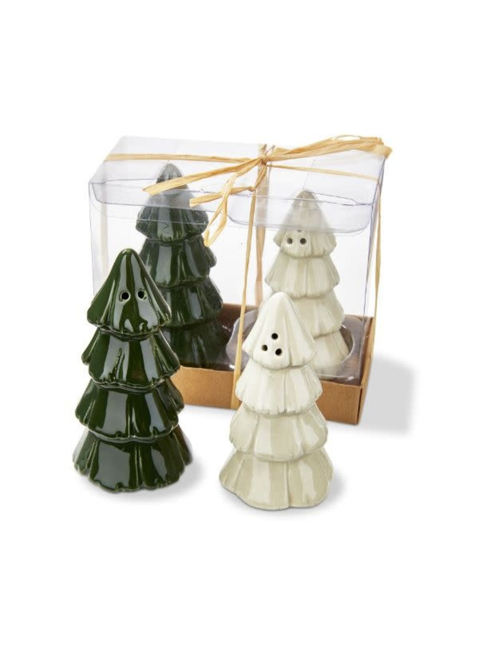 Tag Pine Tree Salt & Pepper Set of 2 - Multi