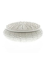 Homart Urchin Ceramic Box-Lg-White