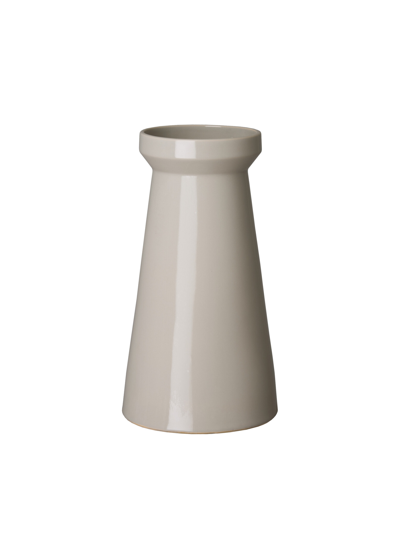 Simple Vic Vase, White 8.5x15.5H