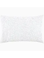 John Robshaw Textiles Hand Stitched Light Indigo Standard Sham