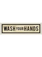 Spicher and Company Wash Your Hands in White