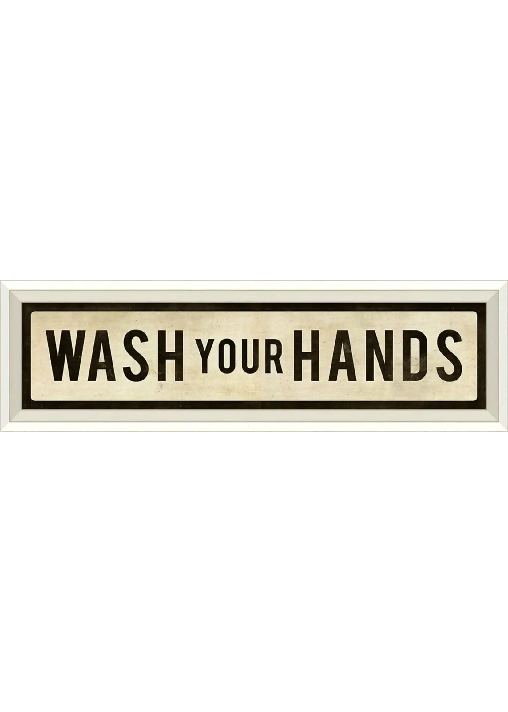 Spicher and Company Wash Your Hands in White