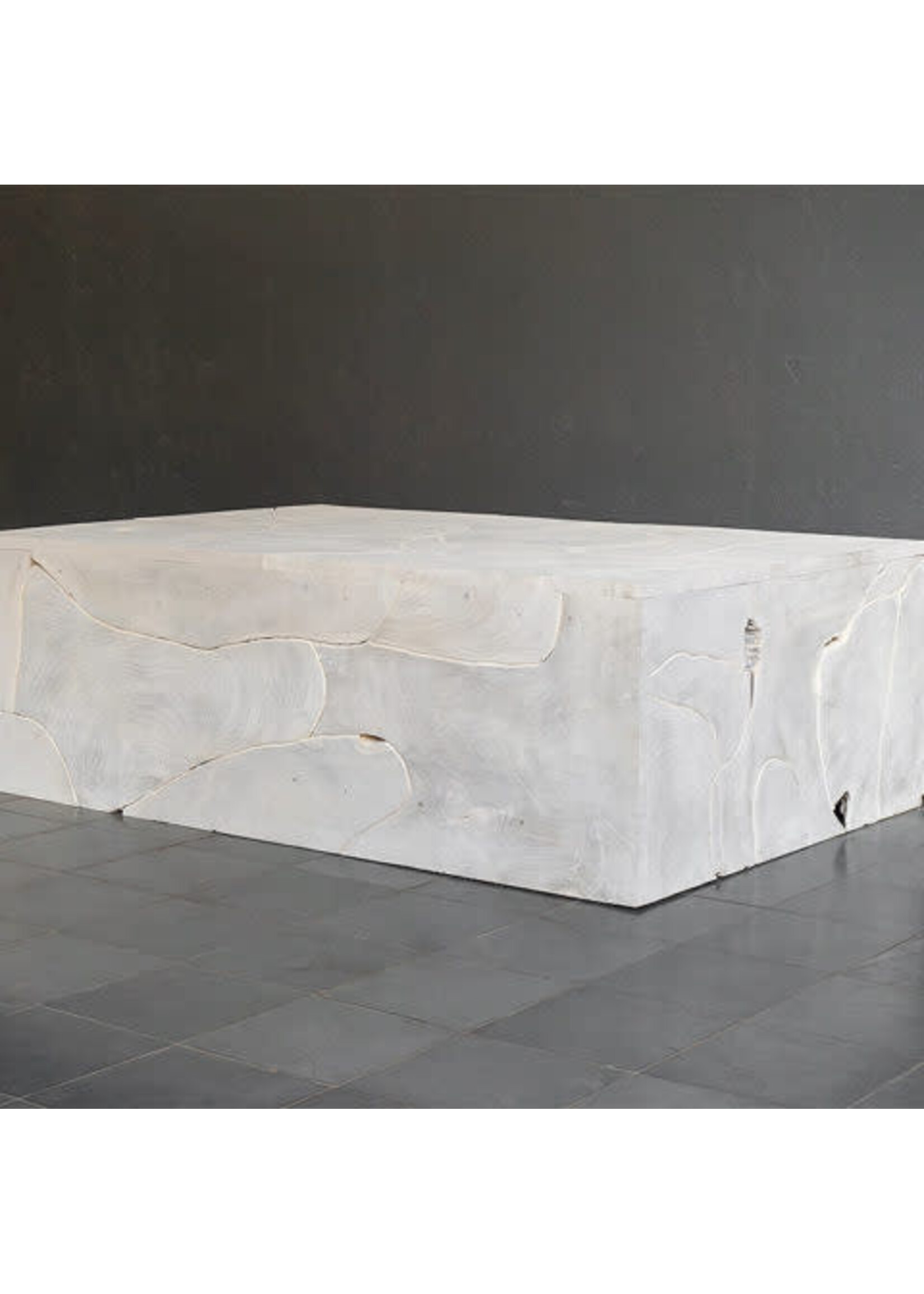 Weathered Rustic Teak Part Table 48x32x16