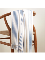 Annie Selke Ibiza French Blue Throw