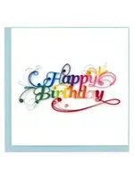 Quilling Cards Happy Birthday Greeting Card