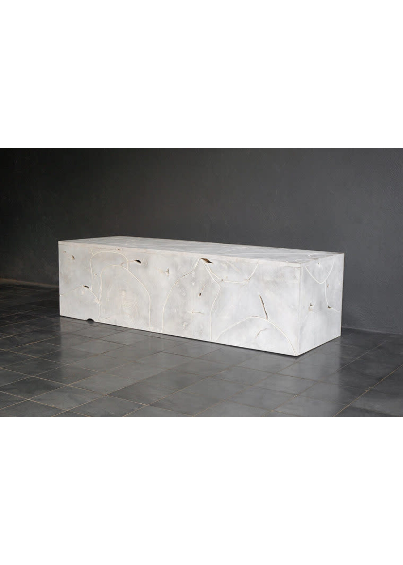 Clubcu Blaxsand Weathered Rustic Teak Part Table 60x20x17