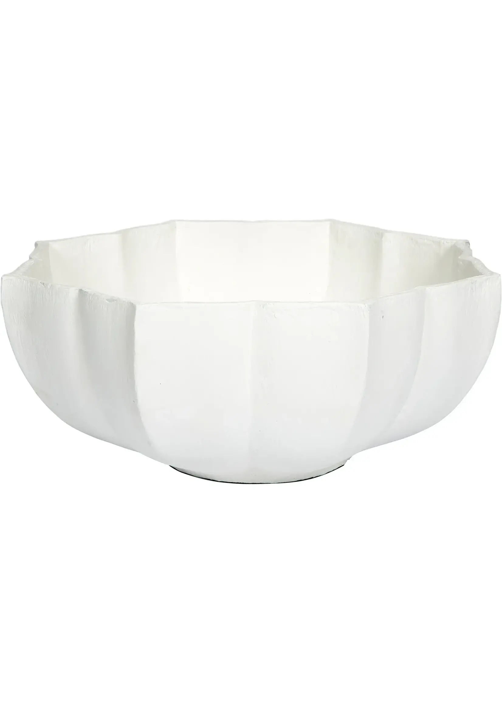 White Gesso Anna Maria Decorative Bowl
