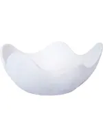 WHITE GESSO HOLLAND DECORATIVE BOWL