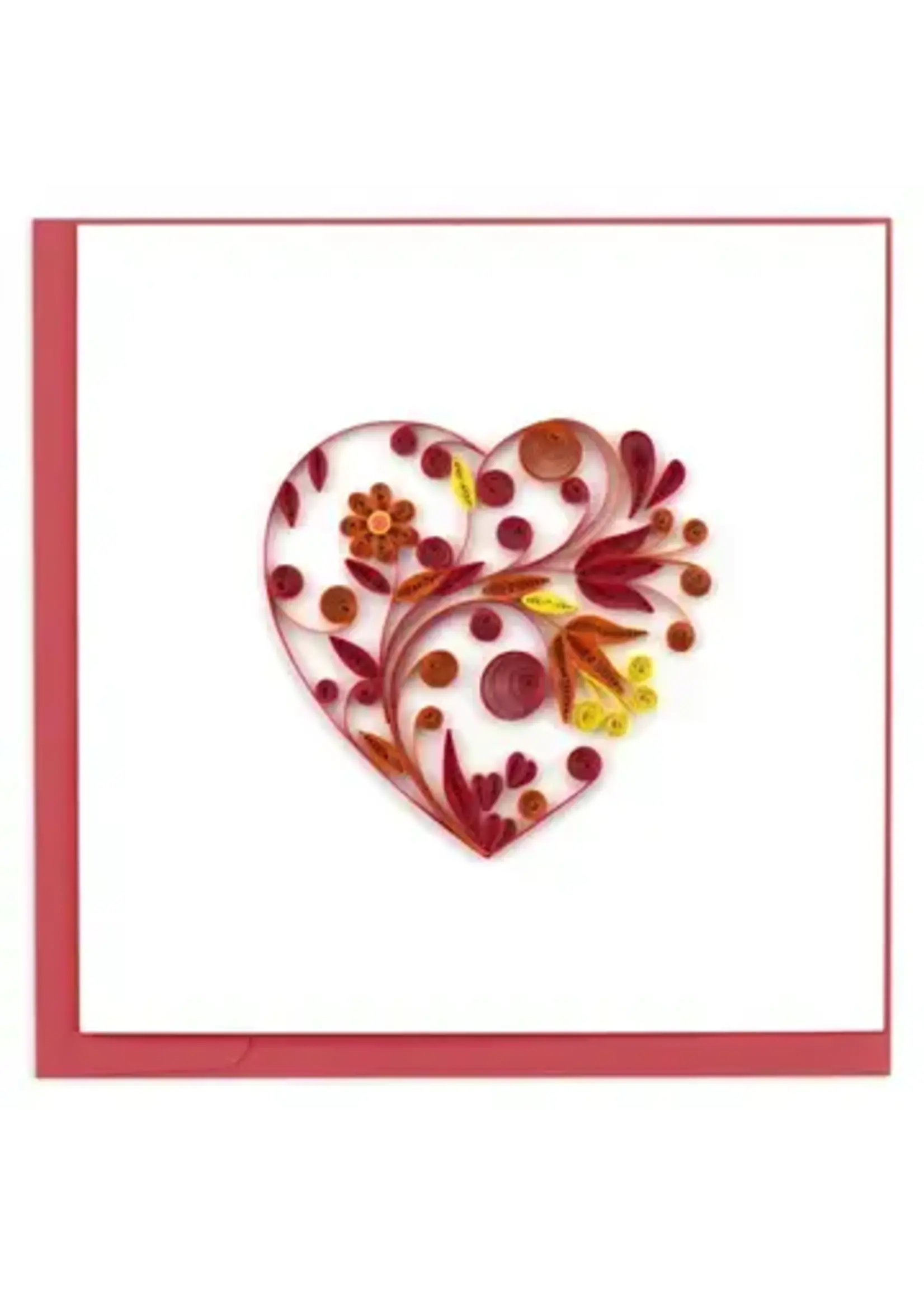 Quilling Cards Heart Greeting Card