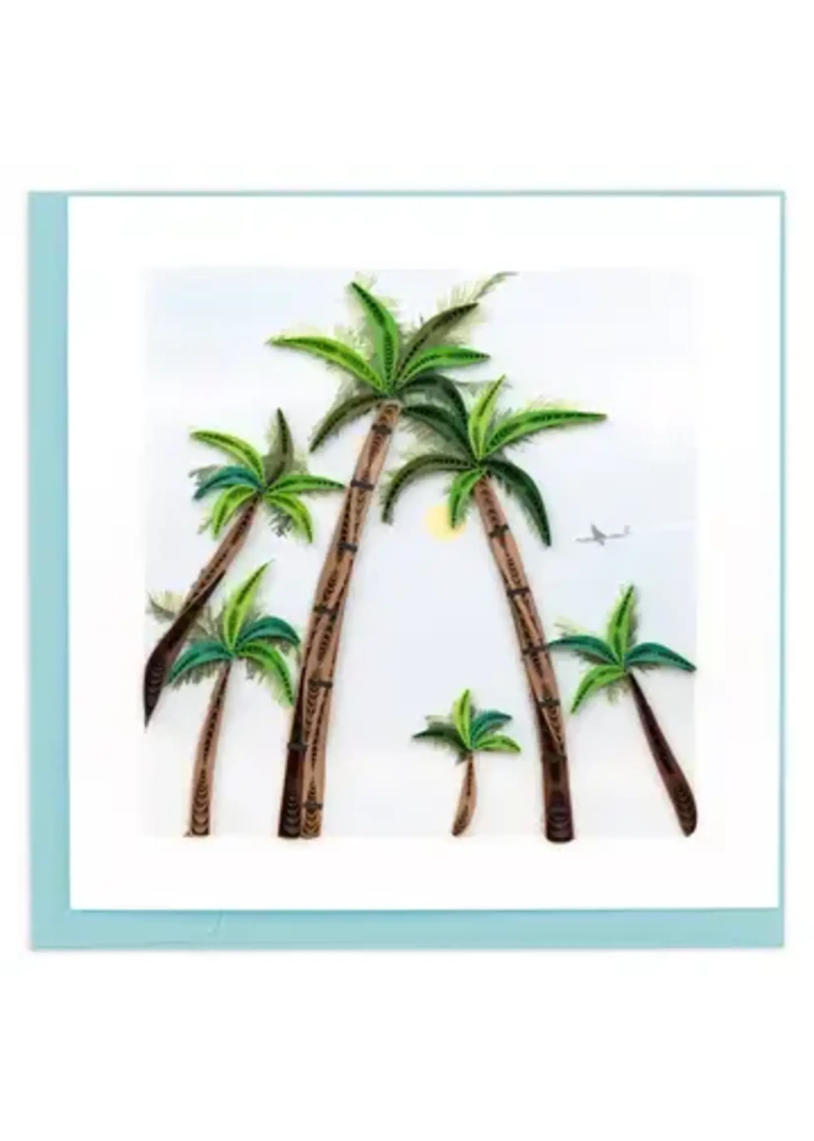 Quilling Cards Palm Trees Greeting Card