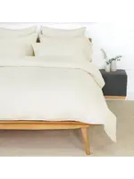 Pom Pom at Home Parker Linen in Cream, Duvet and 2 Shams Set, King