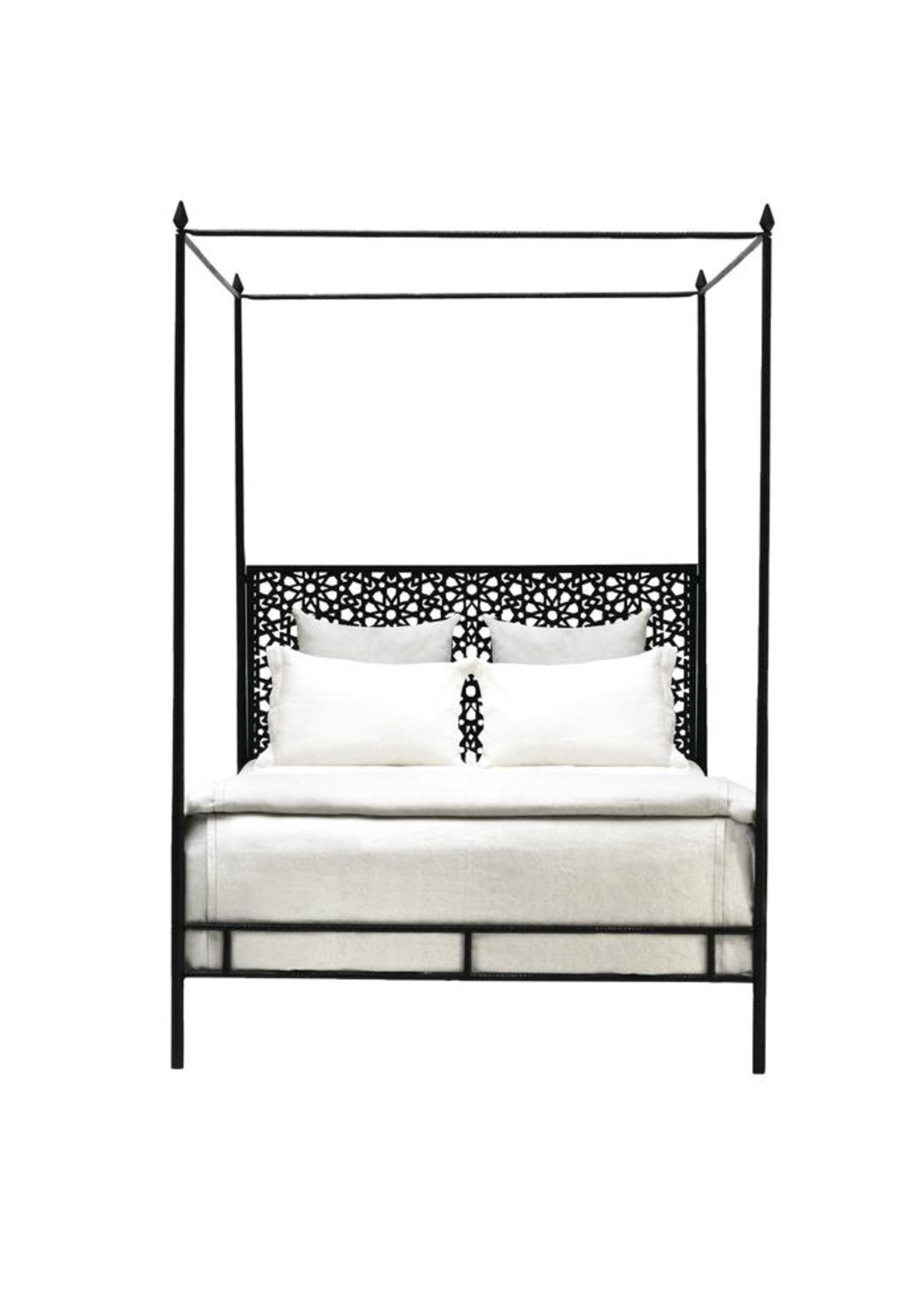 Oly Lorca King Bed Antique Bronze