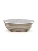 Four Hands Caldwell Stone Coffee Table in Weathered Blonde